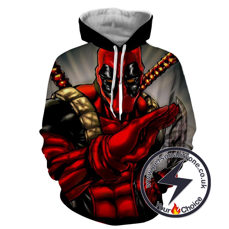 Deadpool - Deadpool 3D - Hoodies